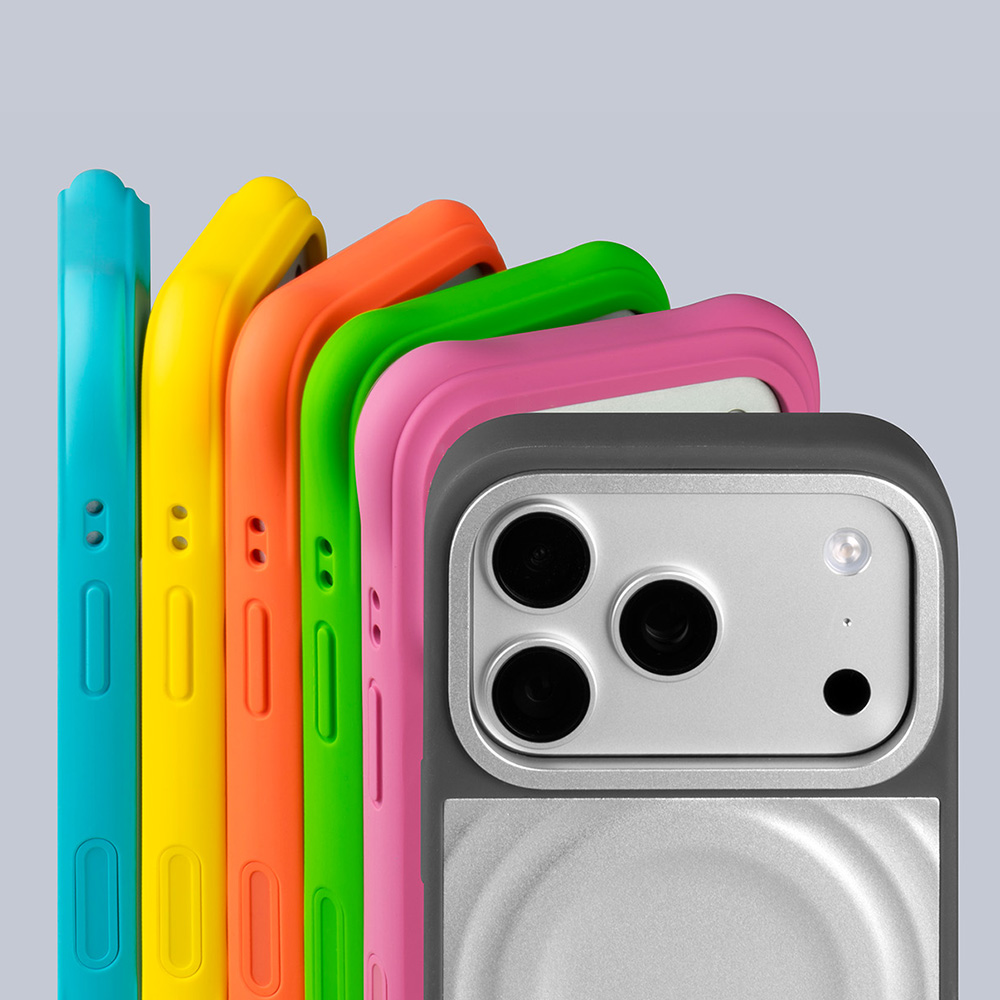 Wireless Charger - Funda de aleación con diseño ondulado