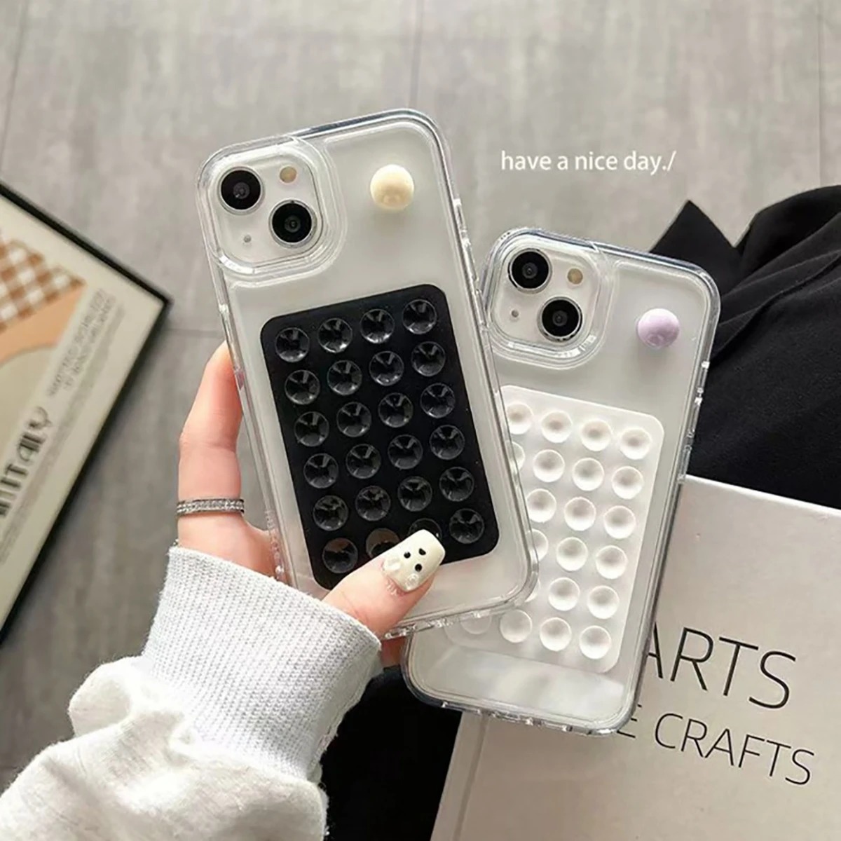 Phone Holder - Alfombrilla de silicona con ventosa para