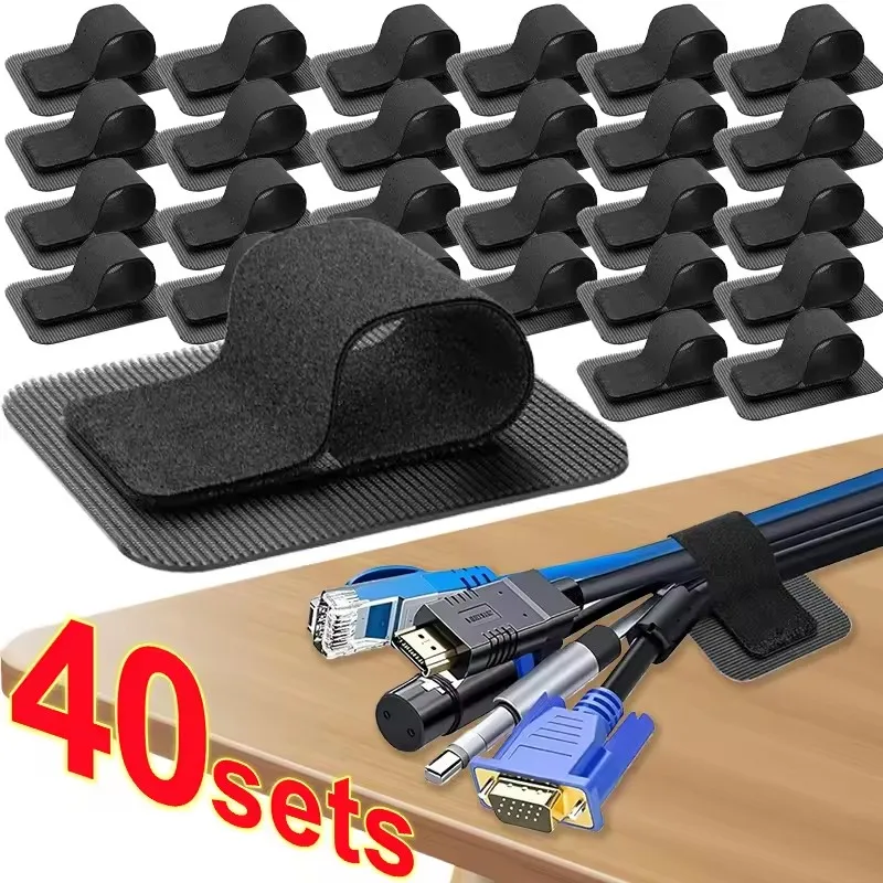 Cable Organizer - 4-40 Juegos de organizadores de cables