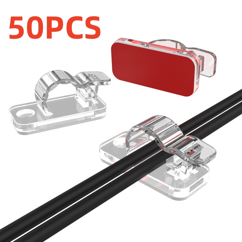 Cable Organizer - 10/50PCS Clips organizadores de cables, sistema
