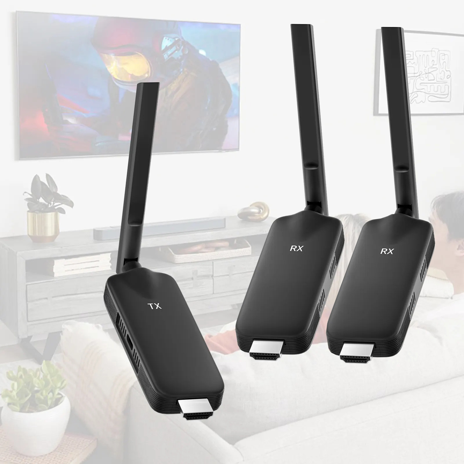 Hdmi Adapter - Extensor receptor y transmisor de vídeo