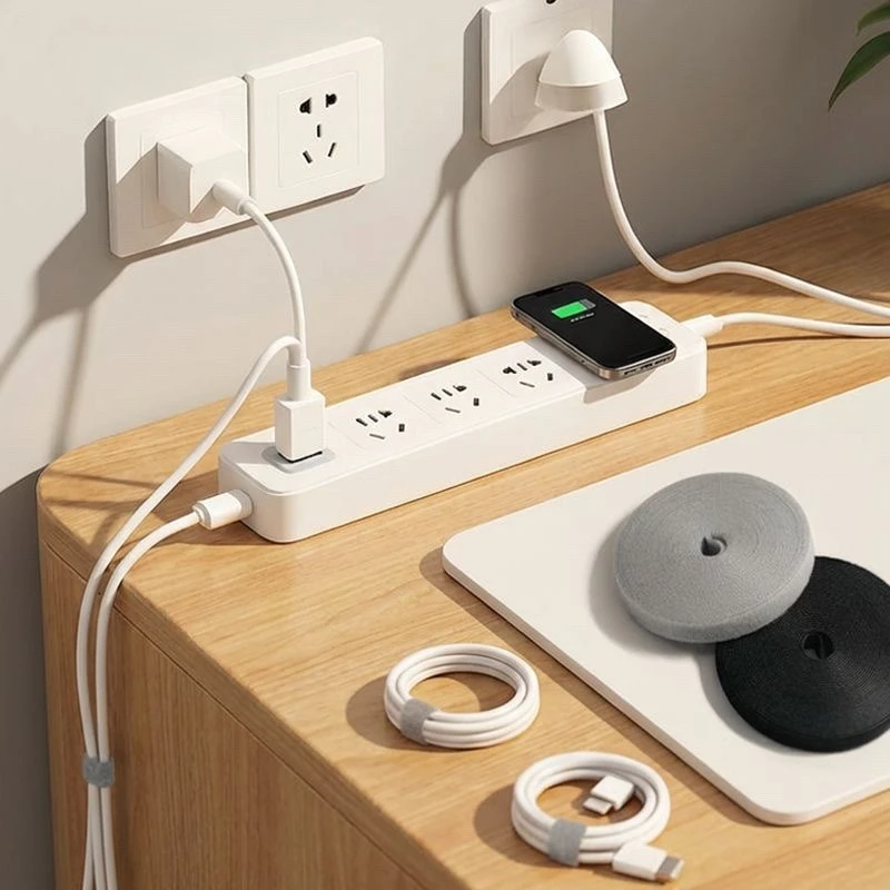 Cable Organizer - Organizador de cables, cinta adhesiva con