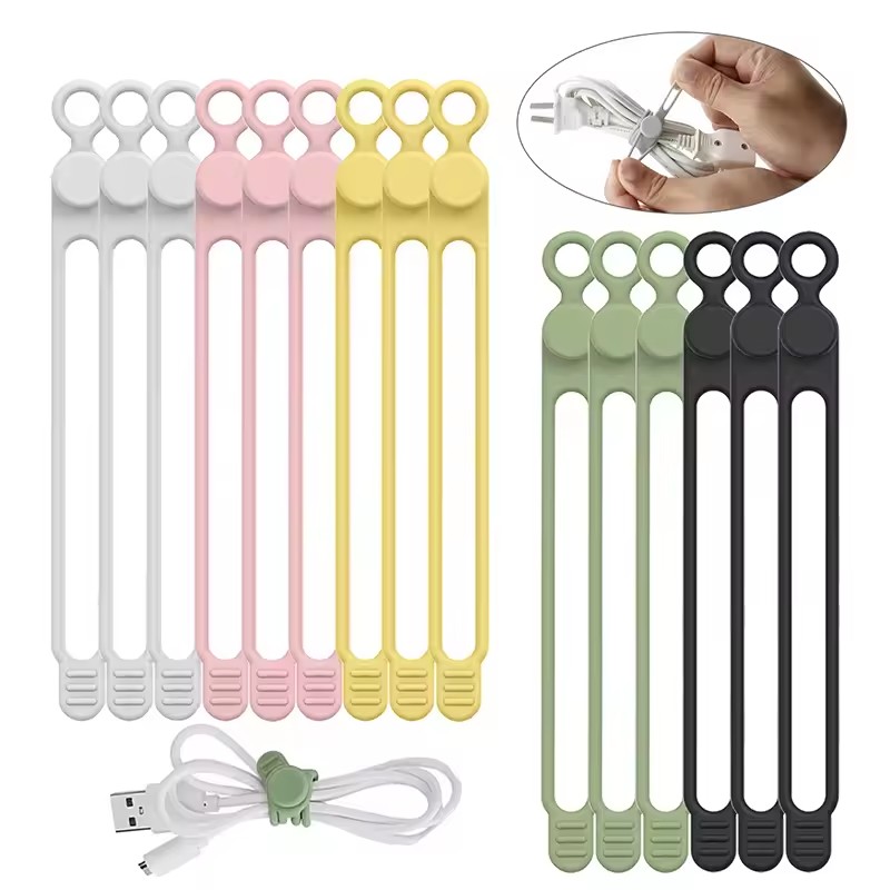 10 unidades de sujetacables de - Cable Organizer reseña y precio