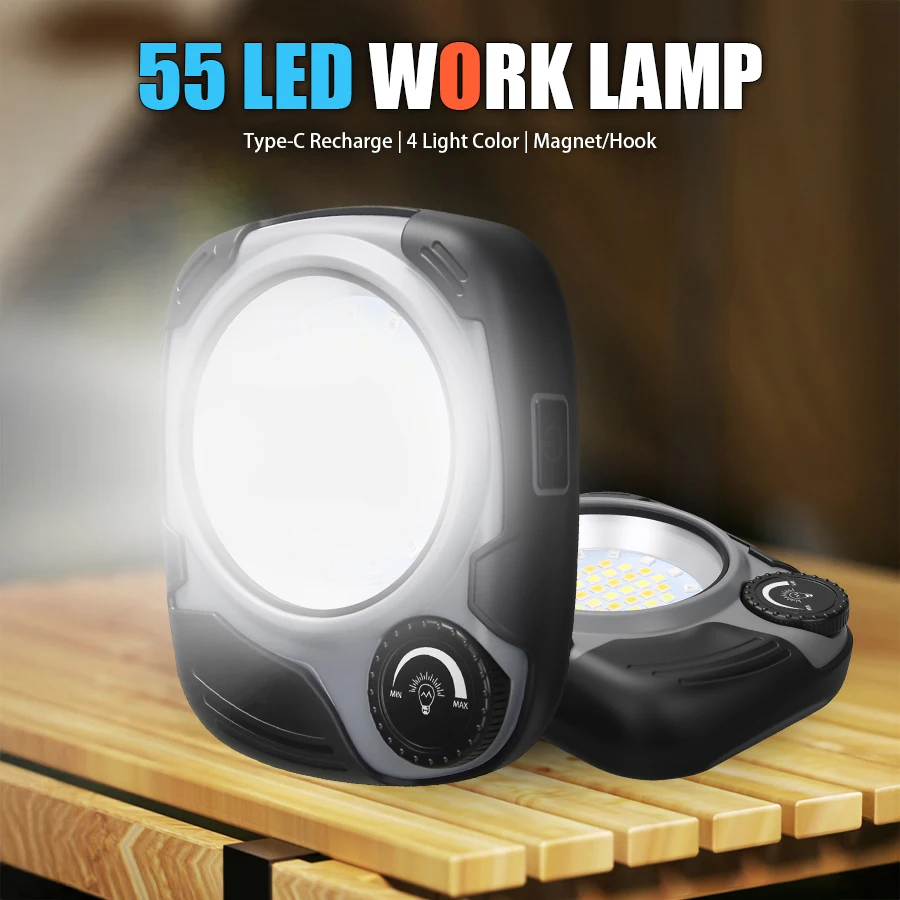 Linterna de Camping LED/COB re - Power Bank reseña y precio