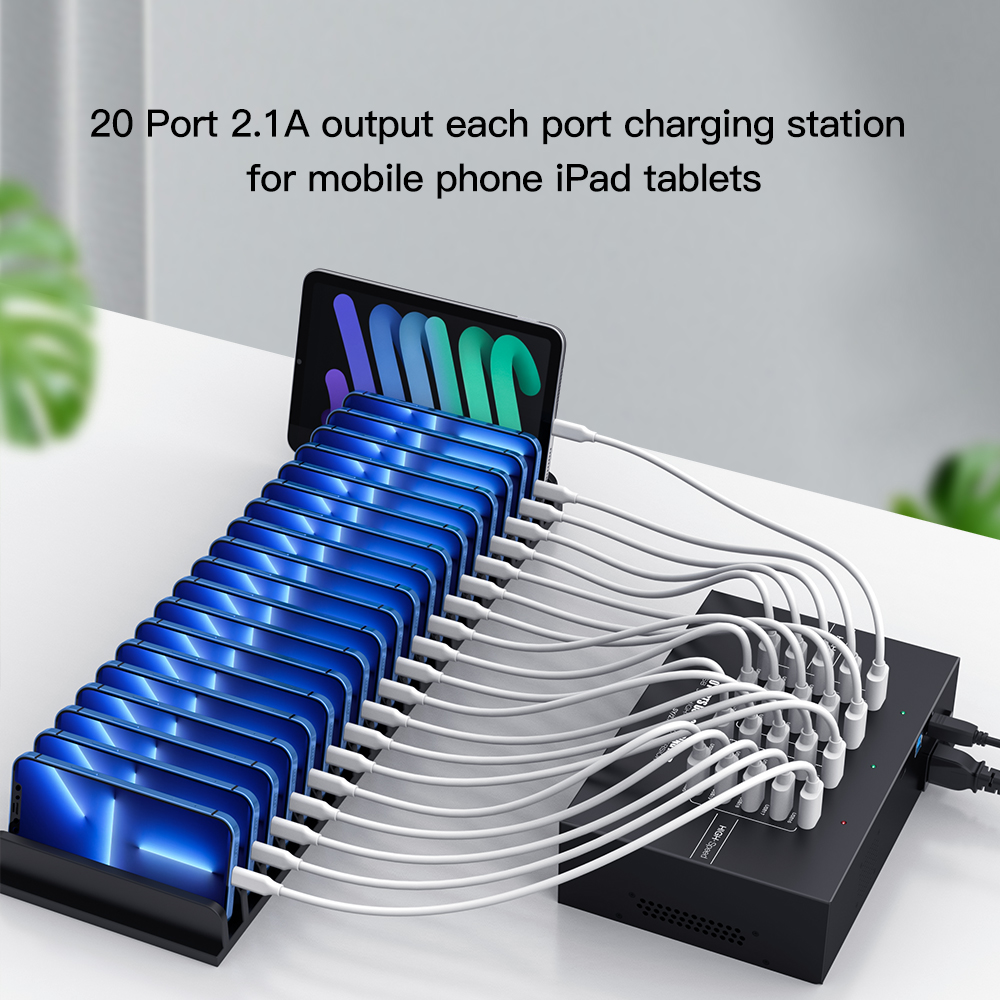 Hub de Carga USB 3.0 de 20 Pue - Usb Hub reseña y precio