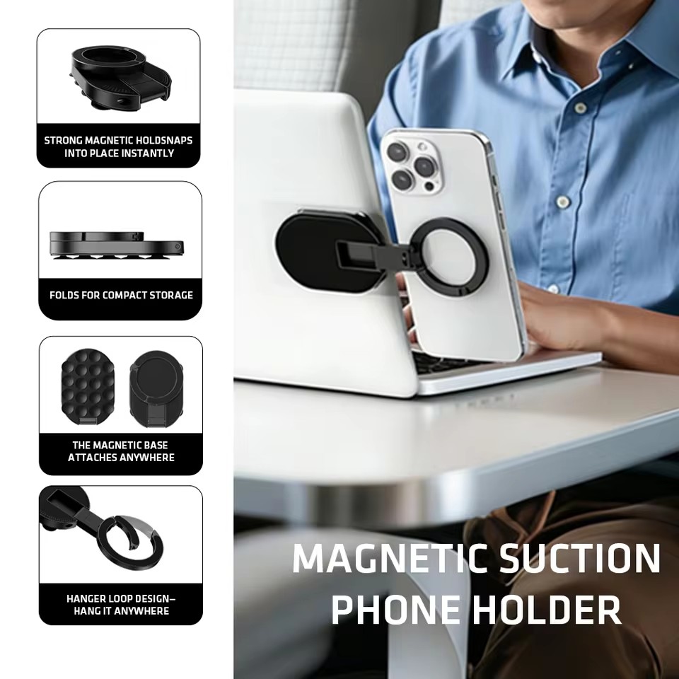 Soporte Magnético Plegable par - Phone Holder reseña y precio