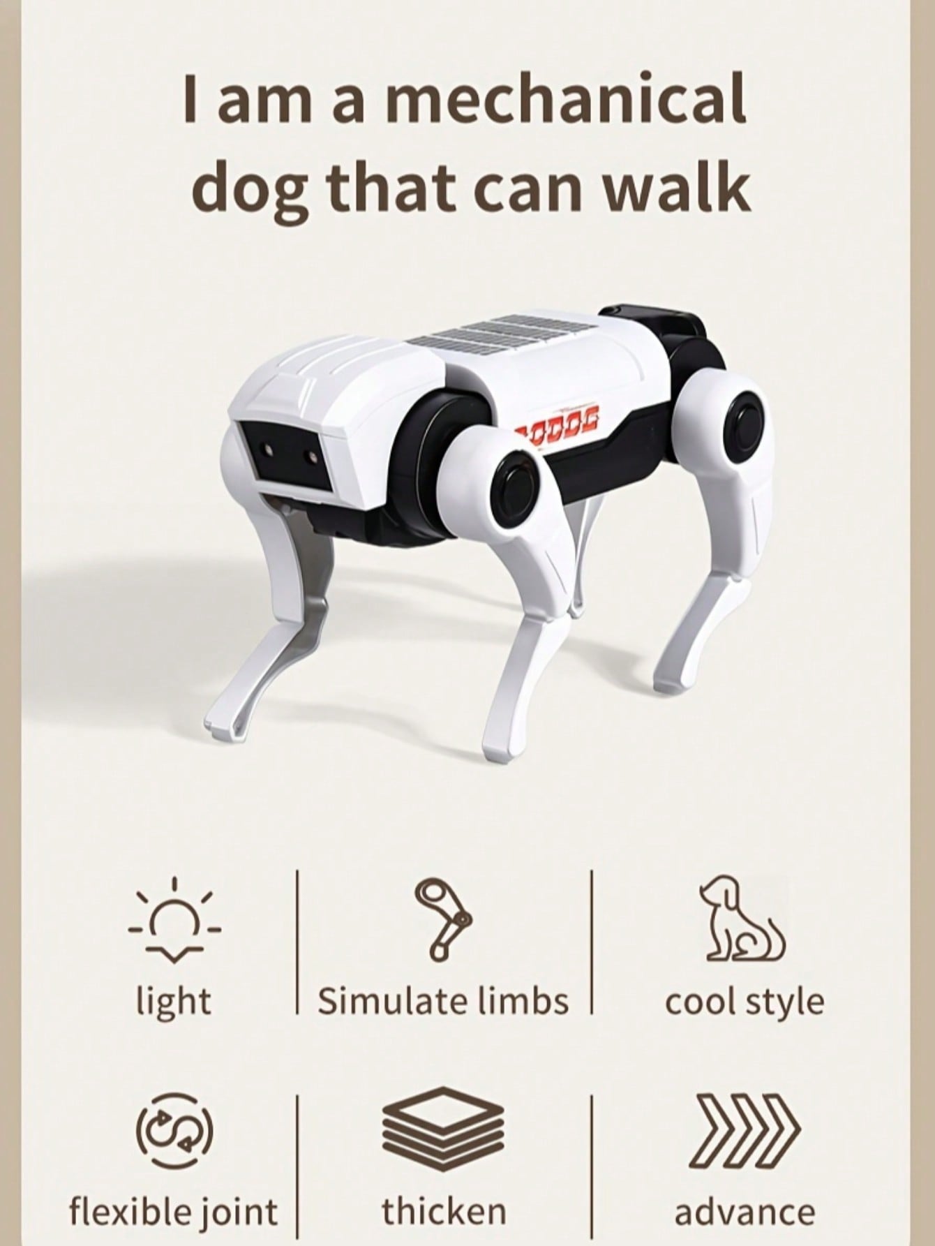 Juguete de perro robot mecánic - Electronics Gadgets For Gift reseña y precio