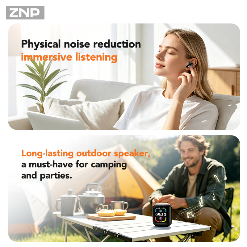 Audífonos Inalámbricos ZNP N04 - Wireless Charger reseña y precio