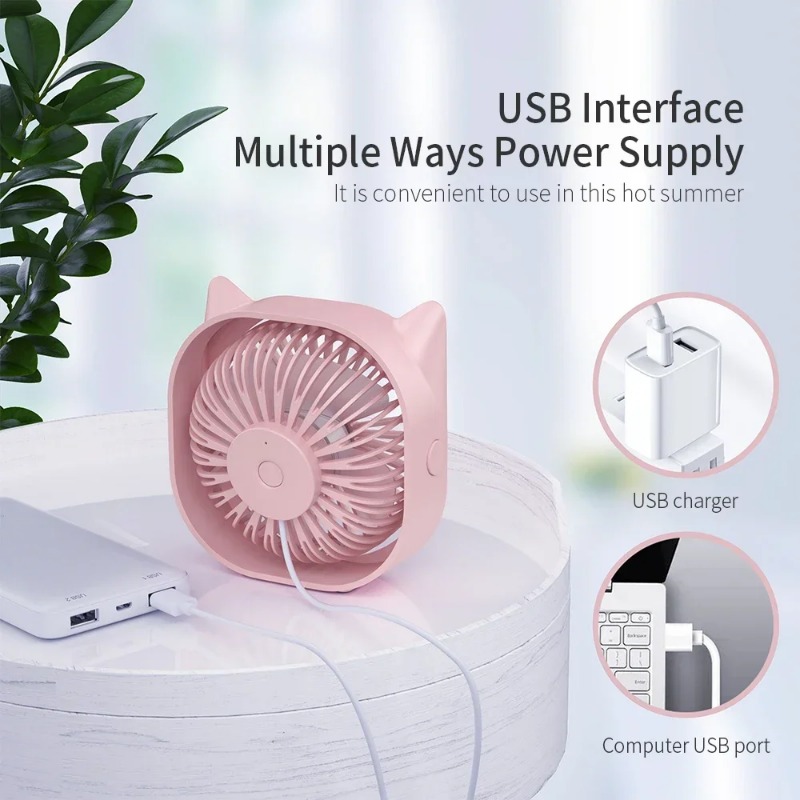 Mini ventilador USB de mesa, p - Electronics And Gadgets Ce reseña y precio