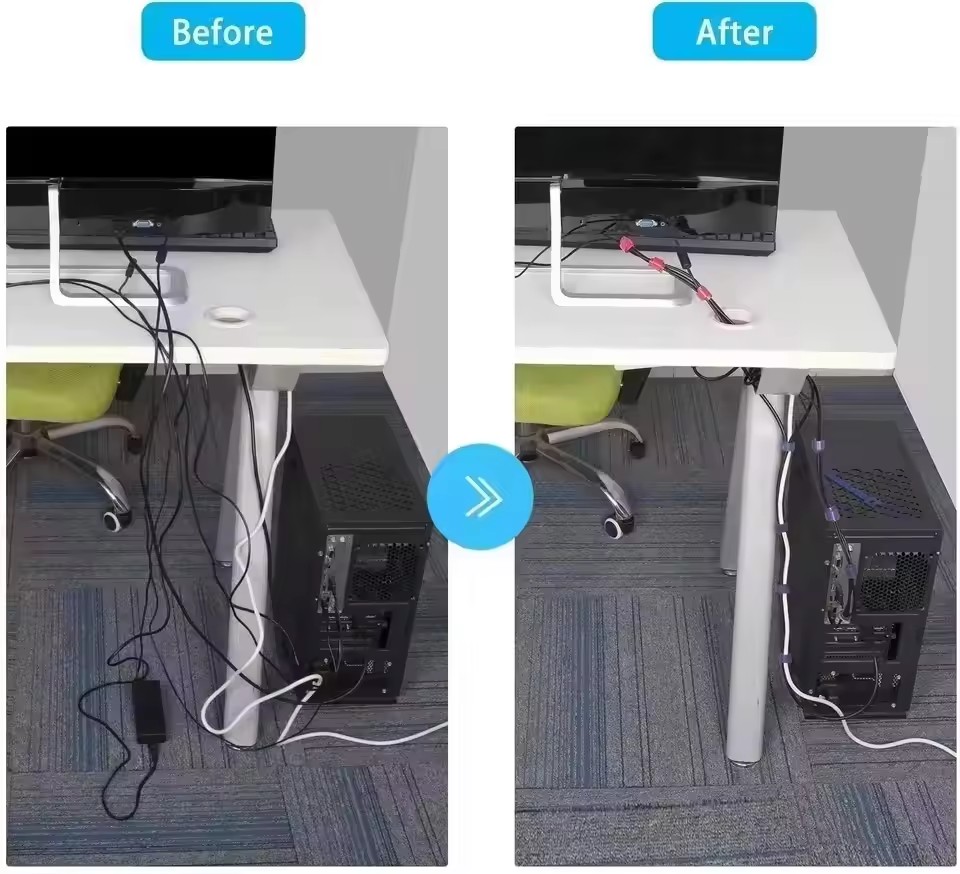 Correas de sujeción reutilizab - Cable Organizer reseña y precio