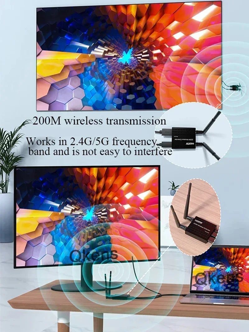 Extensor HDMI Inalámbrico, Tra - Hdmi Adapter reseña y precio