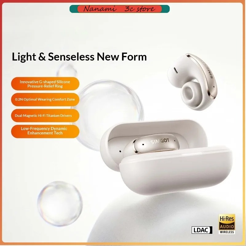 SIMGOT Yuanqi OnClip ONE Auric - Headphones Wireless reseña y precio